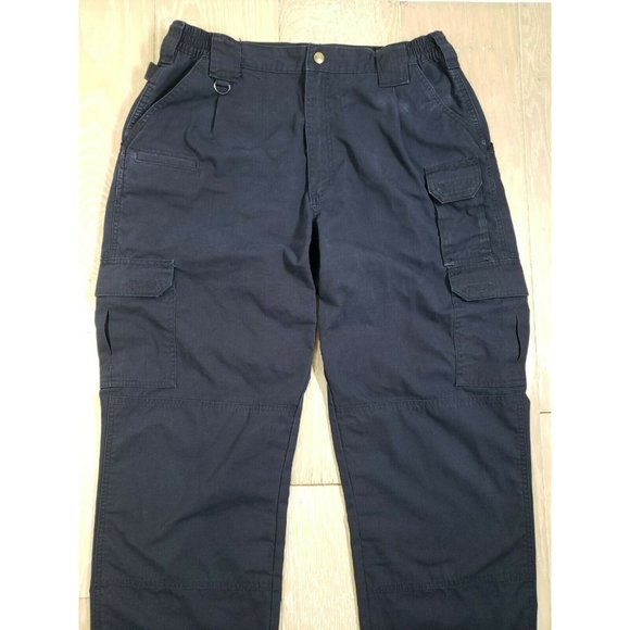 5.11 Tactical NAVY BLUE Men's Taclite Ripstop Pants Style 74273 Sz 36x34 (30") - Picture 3 of 10